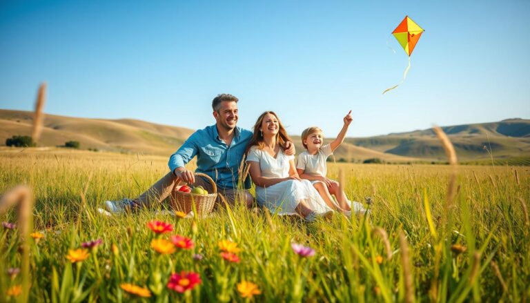 Rodzina na Polu gdzie mieszka